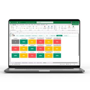 Planilha de Gestão de Temas Materiais em Excel