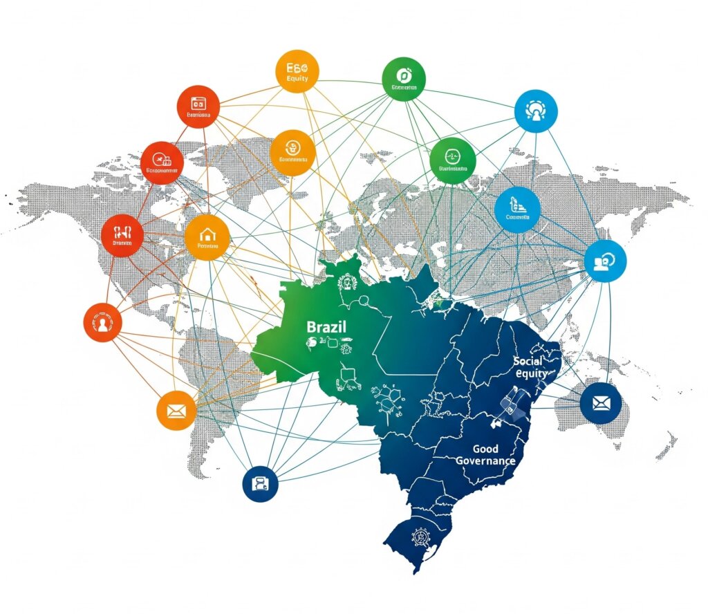 Convergencias ESG - mapa mundi